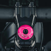 Limited Edition Breast Cancer 2023 You Say It Best - Custom Text Bicycle Headset Cap