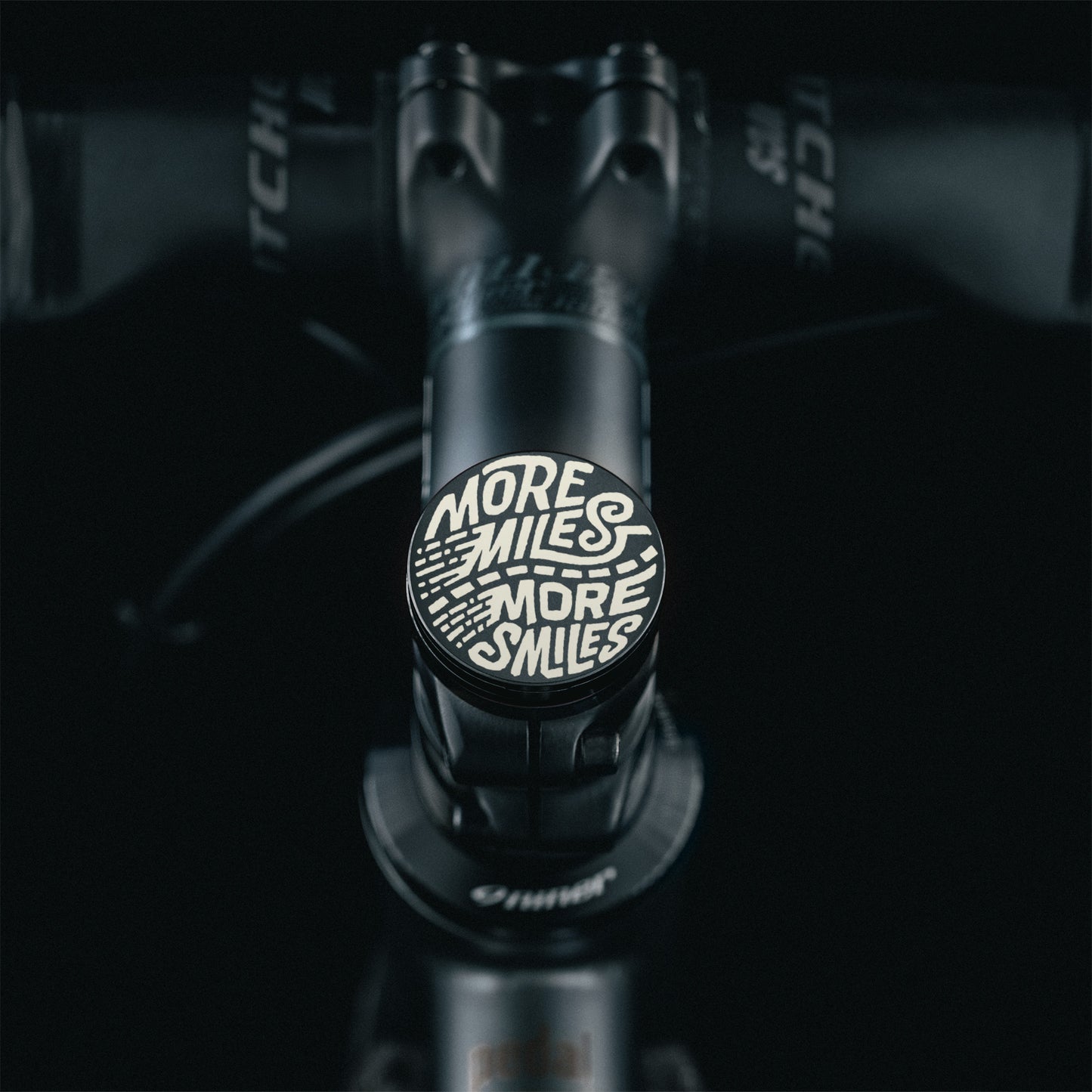 More Miles More Smiles - Shapeshifter Bicycle Headset Cap